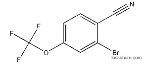 Molecular Structure of 1214334-83-4 (2-Bromo-4-(trifluoromethoxy)benzonitrile)